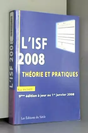 Couverture du produit · L'ISF 2008 : théorie et pratiques