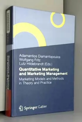 Couverture du produit · Quantitative Marketing and Marketing Management: Marketing Models and Methods in Theory and Practice