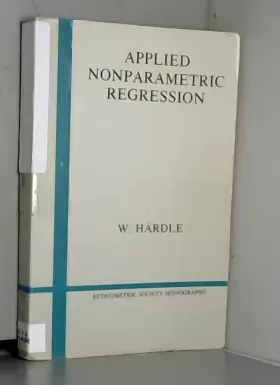 Couverture du produit · Applied Nonparametric Regression