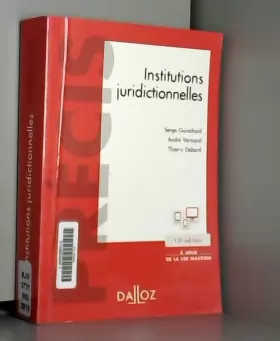 Couverture du produit · Institutions juridictionnelles - 13e éd.