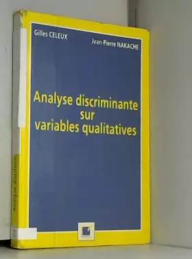 Couverture du produit · Analyse discrimante sur variables qualitatives
