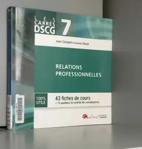 Couverture du produit · Carrés DSCG 7 - Relations professionnelles
