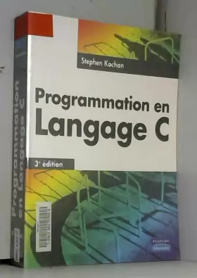 Couverture du produit · Programmation en langage C