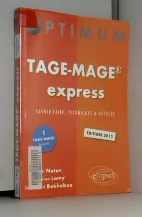 Couverture du produit · TAGE-MAGE® Express Édition 2015
