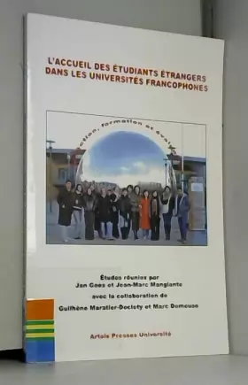 Couverture du produit · L'accueil des étudiants étrangers dans les universités francophones : sélection, formation et évaluation