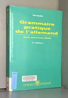 Couverture du produit · Grammaire pratique de l'allemand. Avec exercices ciblés, 2ème édition