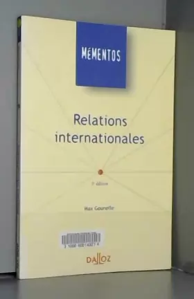 Couverture du produit · Relations internationales. 5ème édition