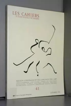Couverture du produit · Cahier du musee national d'art moderne no 41