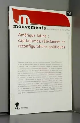 Couverture du produit · Amérique latine : capitalismes, résistances et reconfigurations politiques