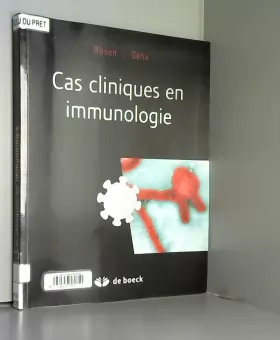 Couverture du produit · Cas cliniques en immunologie