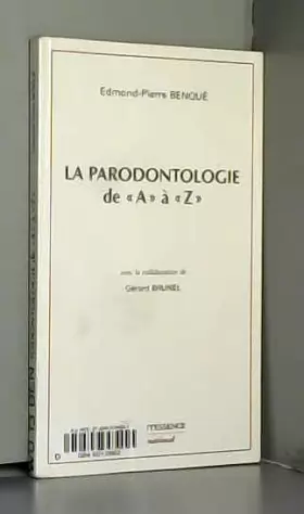 Couverture du produit · La paradontologie de A a Z