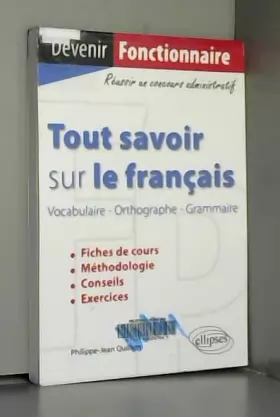 Couverture du produit · Tout savoir sur le français catégorie B & C