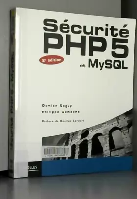 Couverture du produit · Sécurité PHP5 et MySQL
