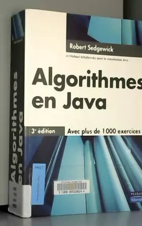 Couverture du produit · Algorithmes en Java