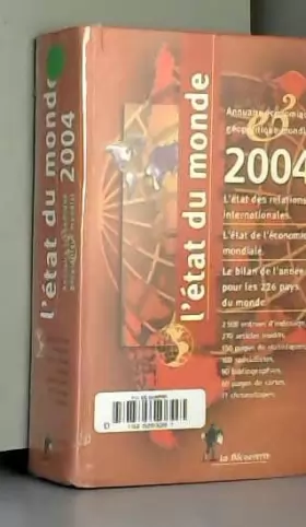 Couverture du produit · L'Etat du Monde 2004 : Annuaire économique et géopolitique mondial