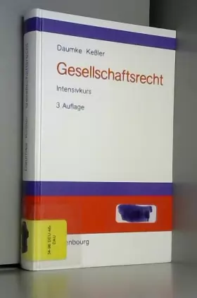 Couverture du produit · Gesellschaftsrecht: Intensivkurs
