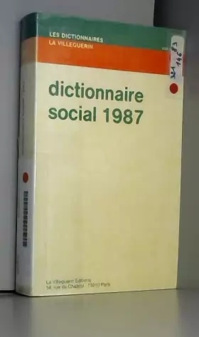 Couverture du produit · Social 1987 (Les Dictionnaires La Villeguérin)