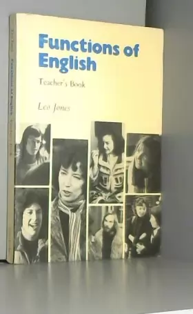 Couverture du produit · Functions of English Teacher's book
