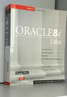 Couverture du produit · Oracle8i Guide du DBA