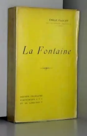 Couverture du produit · La Fontaine.