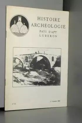 Couverture du produit · Archipal/ archeologie-histoire-pays d'apt-luberon/ n°38