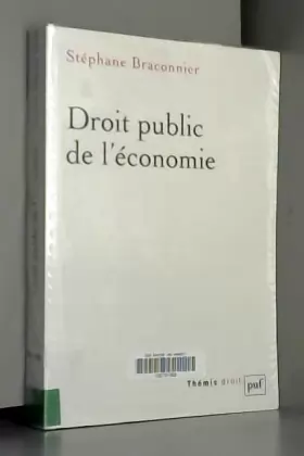 Couverture du produit · Droit public de l'économie