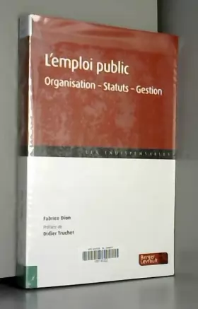 Couverture du produit · L'emploi public: Organisation - Statuts - Gestion