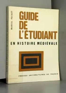 Couverture du produit · Guide de l'étudiant en histoire médiévale : Par Marcel Pacaut