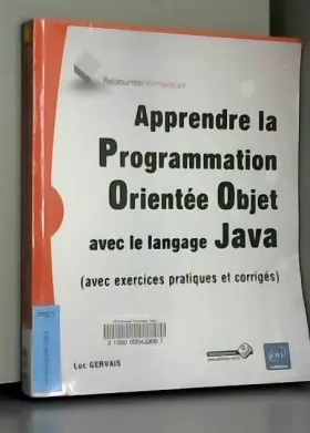 Couverture du produit · Apprendre la Programmation Orientée Objet avec le langage Java
