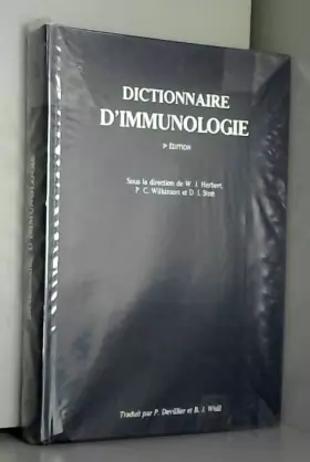 Couverture du produit · Dictionnaire d' Immunologie. Troisième édition.