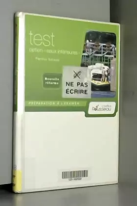 Couverture du produit · Code Rousseau Test option Eaux intérieures 2010