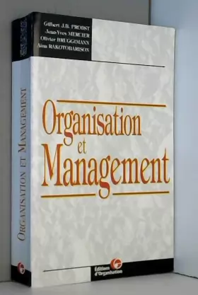 Couverture du produit · Organisation et management