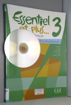 Couverture du produit · Essentiel et plus...3 - Niveau A2 - Guide pédagogique + CD
