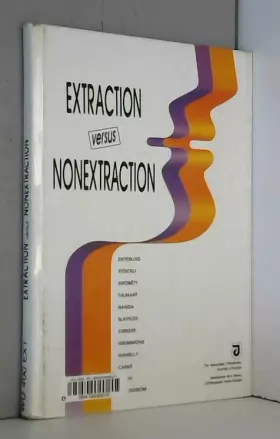 Couverture du produit · Extraction Vs Non Extraction
