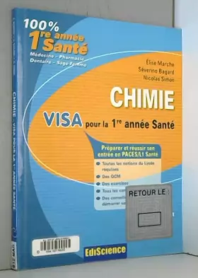 Couverture du produit · Chimie. Visa pour la 1re année Santé - 2e édition: Préparer et réussir son entrée en 1re année Santé