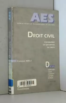 Couverture du produit · Droit civil : Introduction - Les Personnes - Les Biens, 3e édition