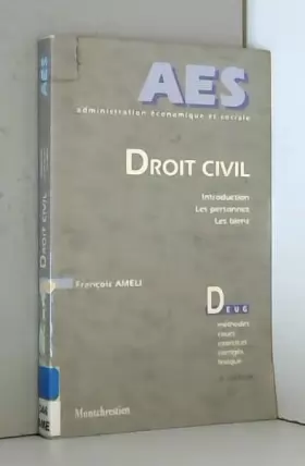 Couverture du produit · Droit civil : Introduction - Les Personnes - Les Biens, 3e édition