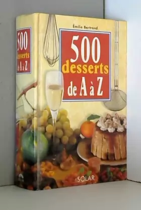 Couverture du produit · 500 desserts de A à Z
