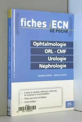 Couverture du produit · Ophtalmologie ORL-CMF Urologie Néphrologie