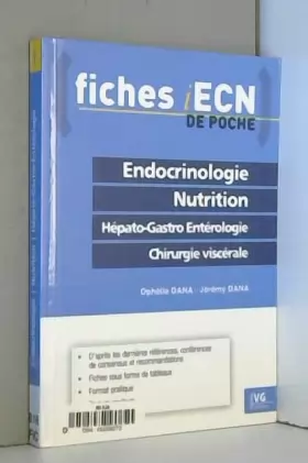 Couverture du produit · Endocrinologie Nutrition Hépato-Gastro Entérologie Chirurgie viscérale