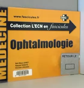 Couverture du produit · Ophtalmologie