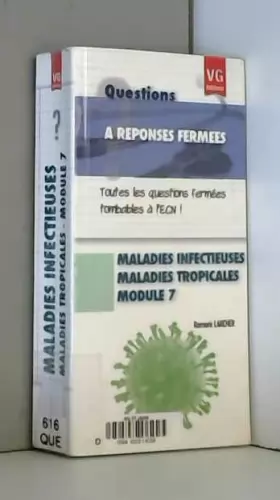 Couverture du produit · Maladies infectieuses, maladies tropicales, module 7
