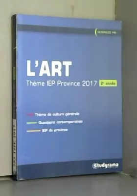 Couverture du produit · L'art : thème IEP province 2017 (2e année)