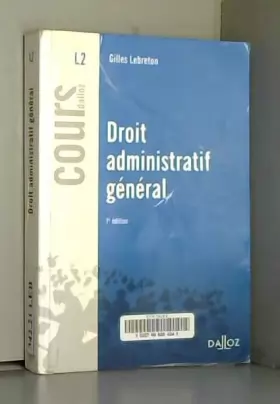 Couverture du produit · Droit administratif général - 7e éd.