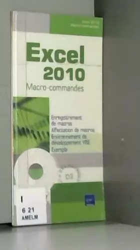 Couverture du produit · Excel 2010 - Macro-commandes