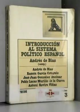 Couverture du produit · Introduccion al sistema politico español