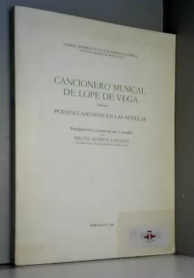 Couverture du produit · Cancionero musical de Lope de Vega. Tomo I. Poesías cantadas en las novelas