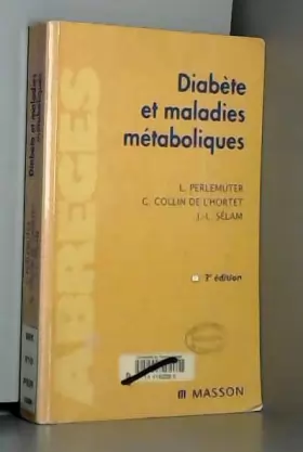 Couverture du produit · Diabète et maladies métaboliques