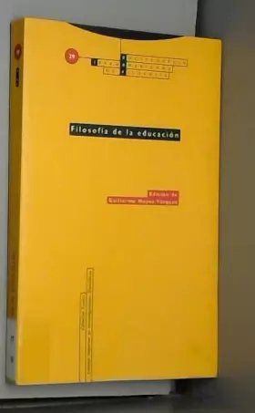 Couverture du produit · Filosofía de la educación: Vol. 29