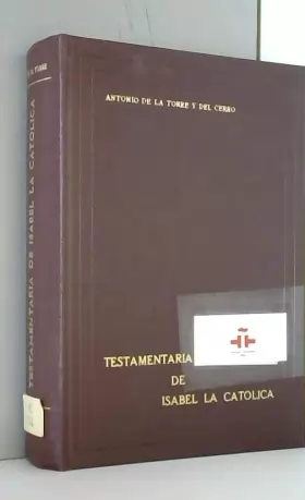 Couverture du produit · Testamentaria de Isabel la catolica